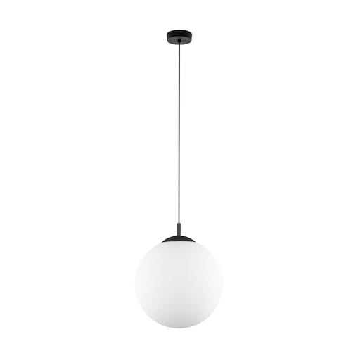 Lampa wisząca ESME WHITE 5671 TK Lighting biała czarna E27 regulowana 35 cm do salonu i jadalni