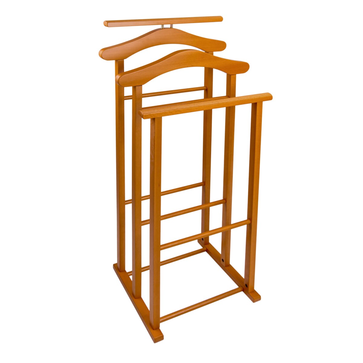 ARREDAMENTI MAXI Stojak na koszule i garnitur - 102 x 35 cm, Brązowy