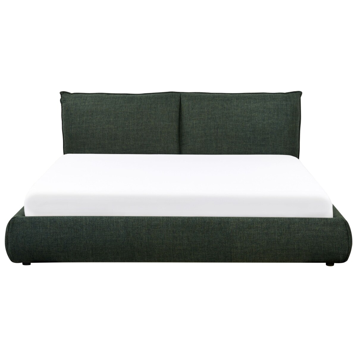 Łóżko VINAY 180 x 200 cm Ciemnozielony