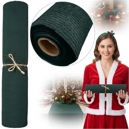 Bieżnik Świąteczny Na Stół Obrus 200X28 Dekoracyjny Ozdobny Na Święta