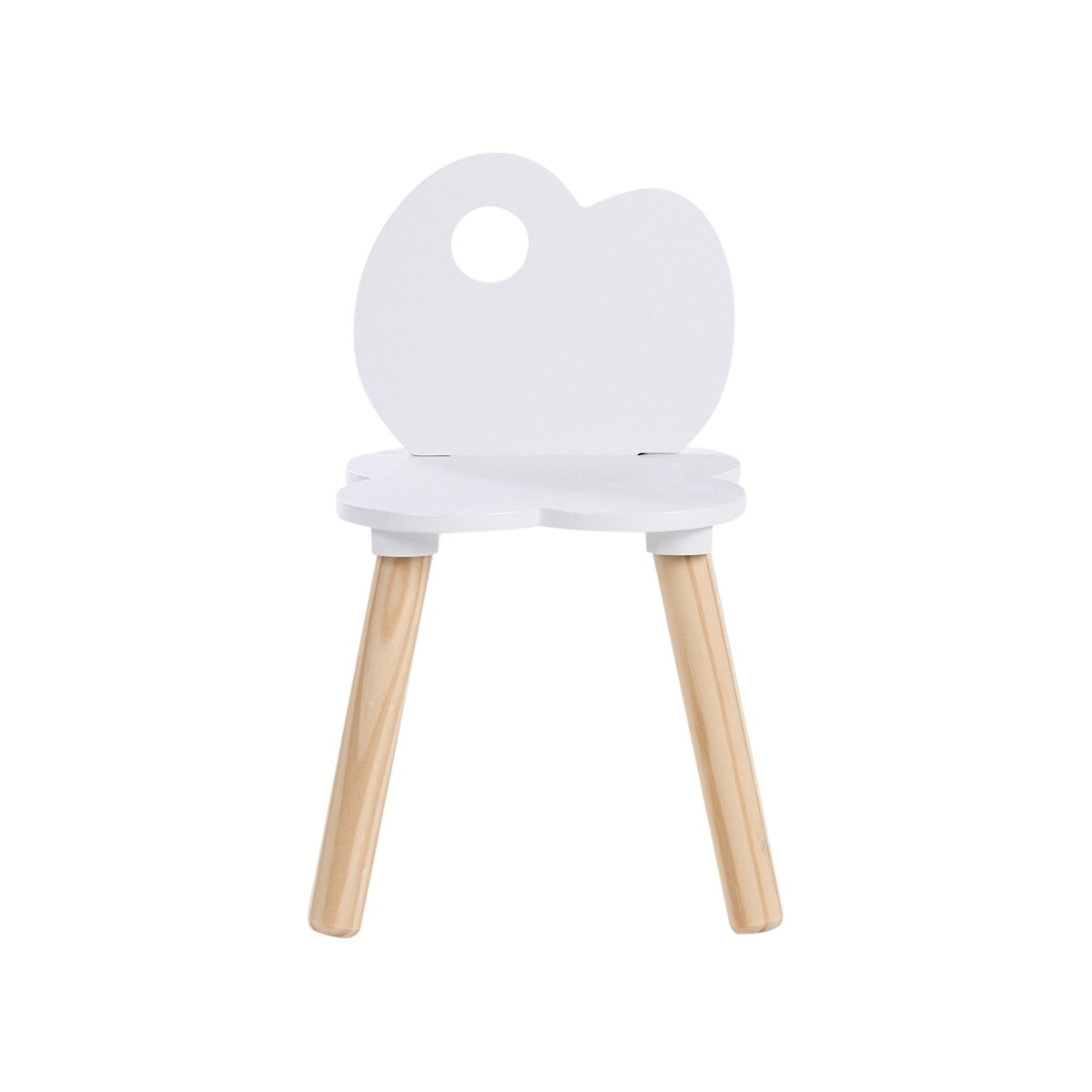 Stolik z krzesełkiem dla dzieci CLOUDY Biały