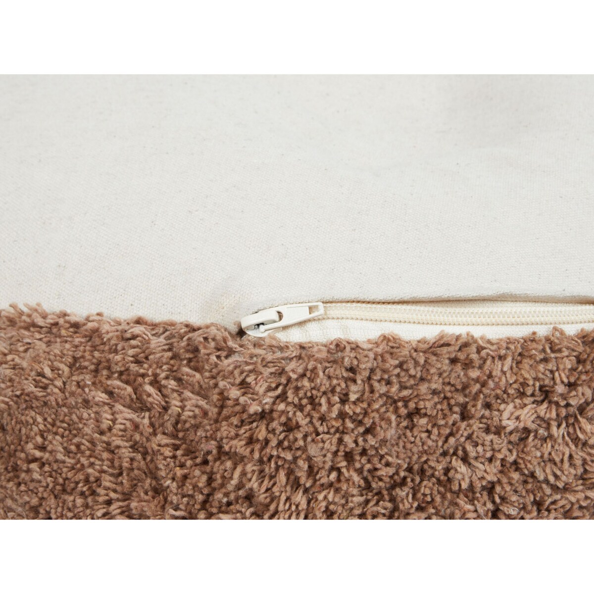 Puf 50 x 35 cm brązowy KANDHKOT