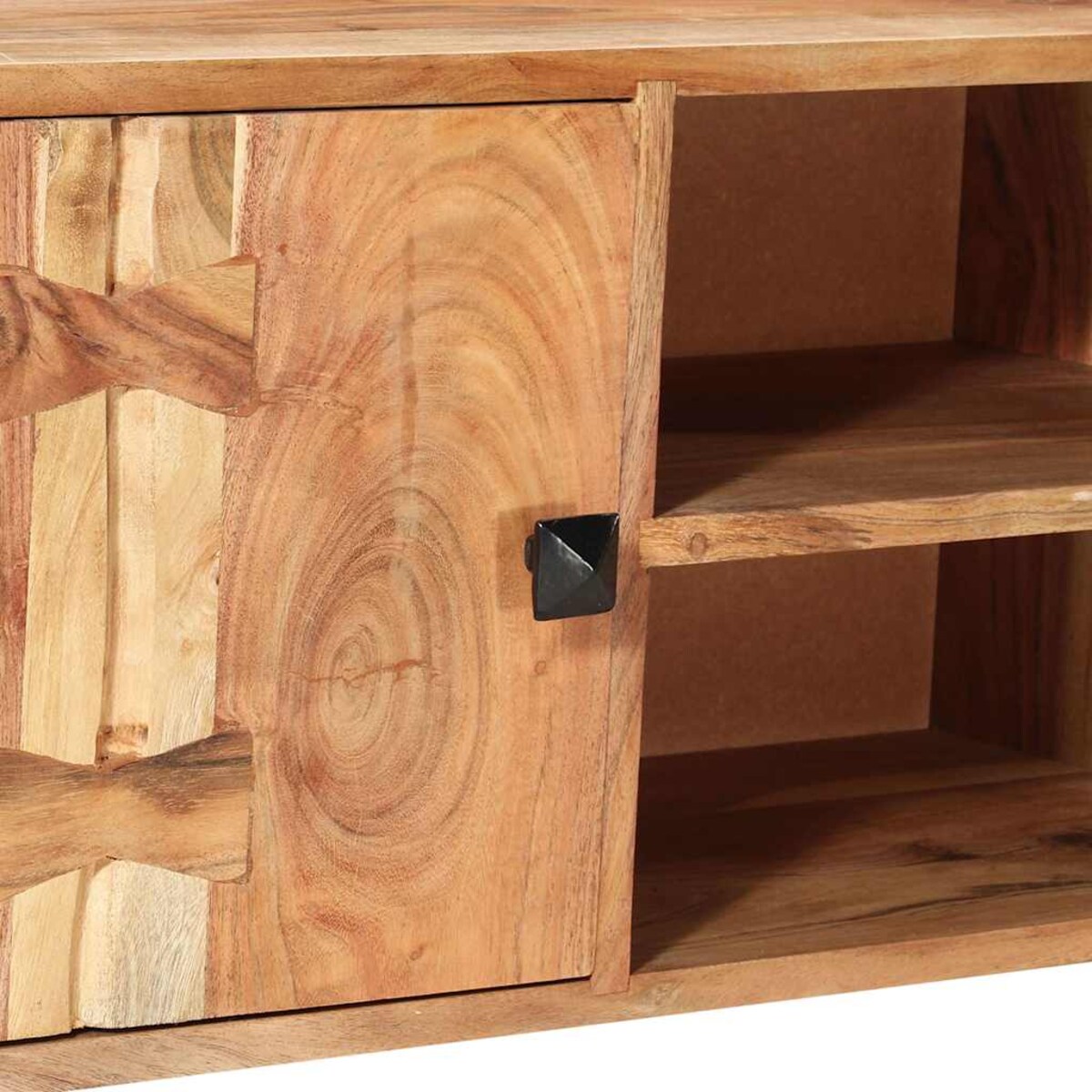 vidaXL Szafka pod TV, 118x30x45 cm, lite drewno akacjowe