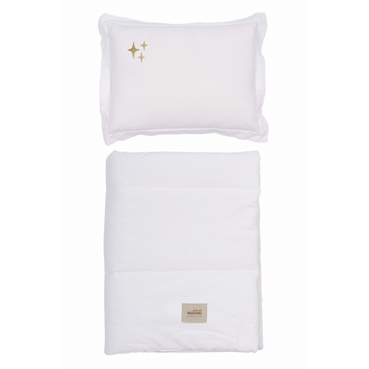 Pościel washed cotton z wypełnieniem Stars ecru - M