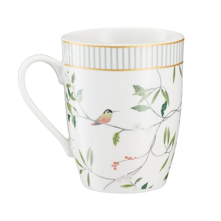 VILLA ITALIA Kubek porcelanowy 330 ml NORIKO WHITE