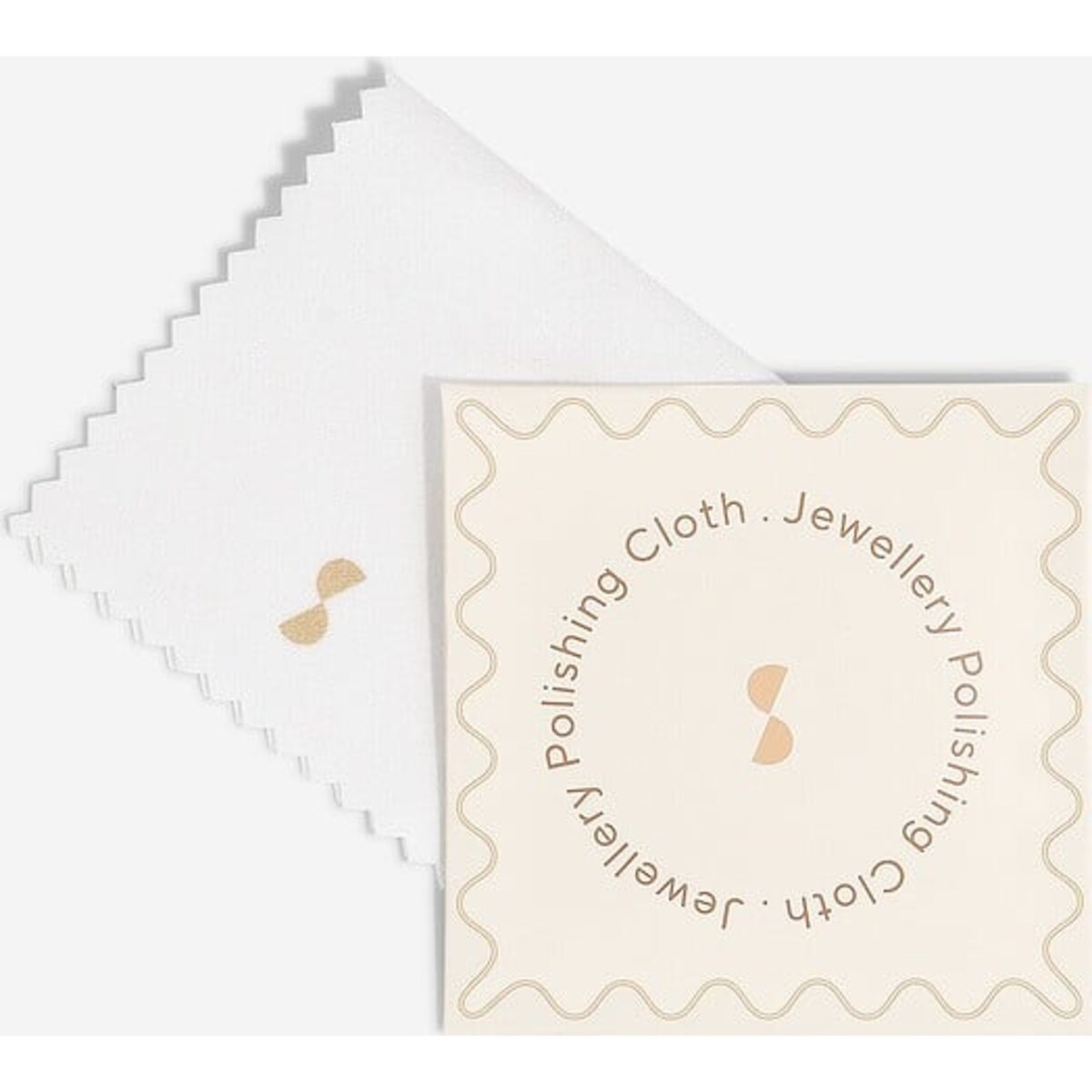 Ściereczka do polerowania biżuterii Stackers beżowa
