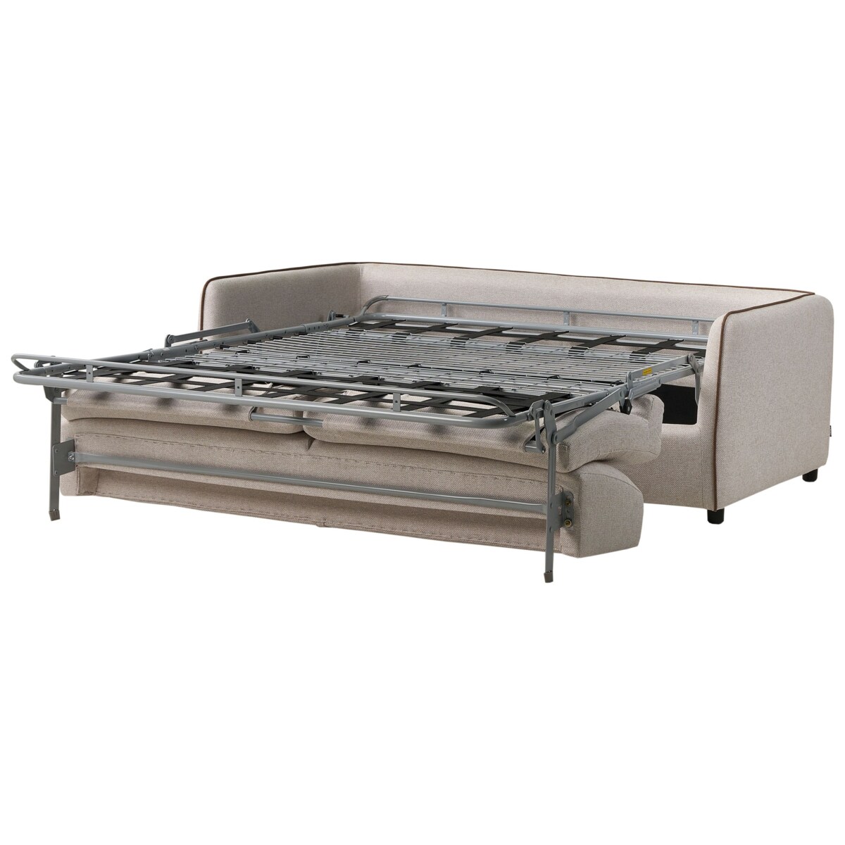 Sofa rozkładana ISHOJ Jasnobeżowy Tkanina