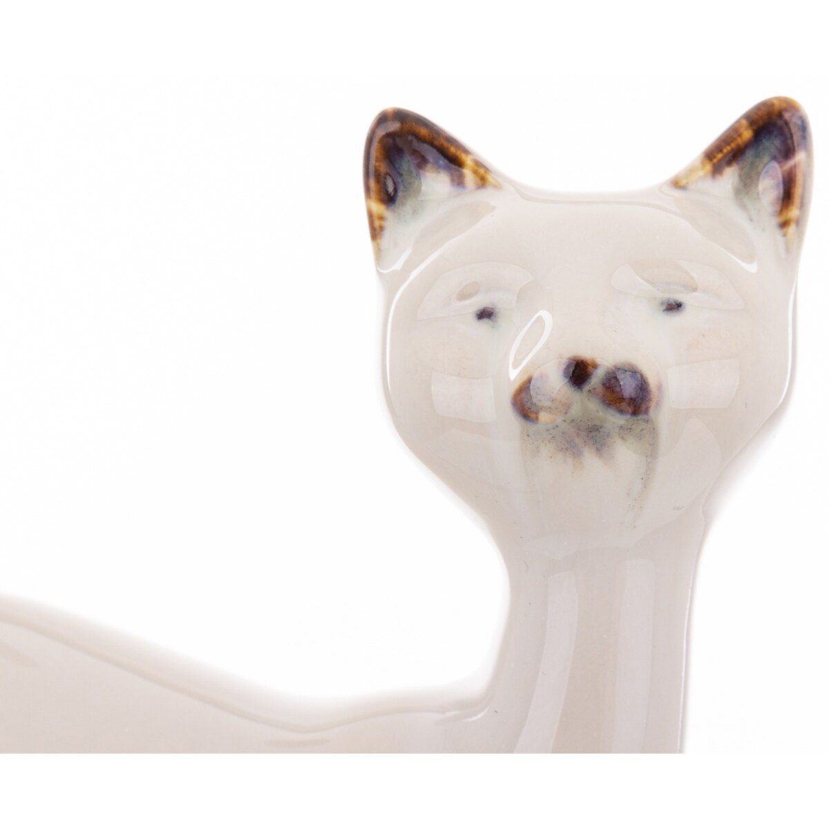 Dekoracja - ceramiczna figurka kota 16,5x12x5 cm KATTUNGE-2