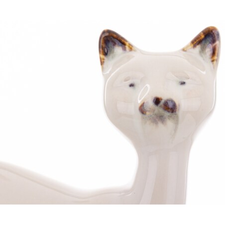 Dekoracja - ceramiczna figurka kota 16,5x12x5 cm KATTUNGE-2