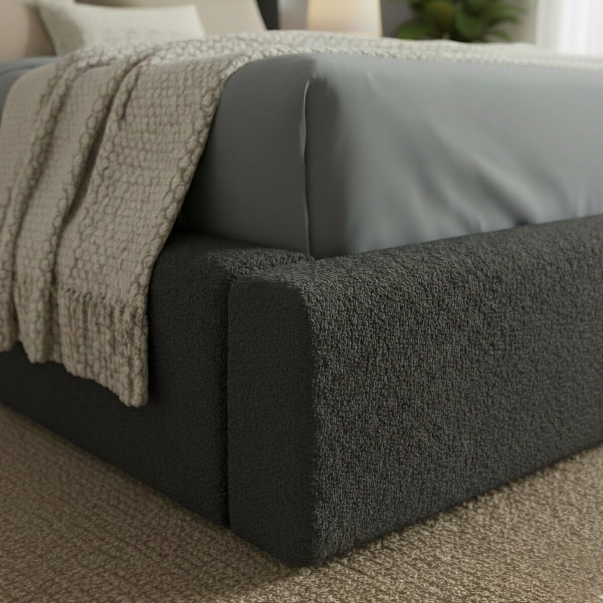 Łóżko Tapicerowane Milano 120X200 Stelaż Pojemnik Na Pościel Abriamo 08