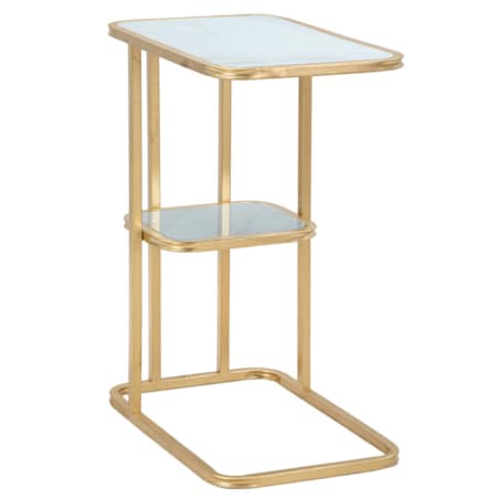 Dwupoziomowy stolik boczny, wys. 60 cm