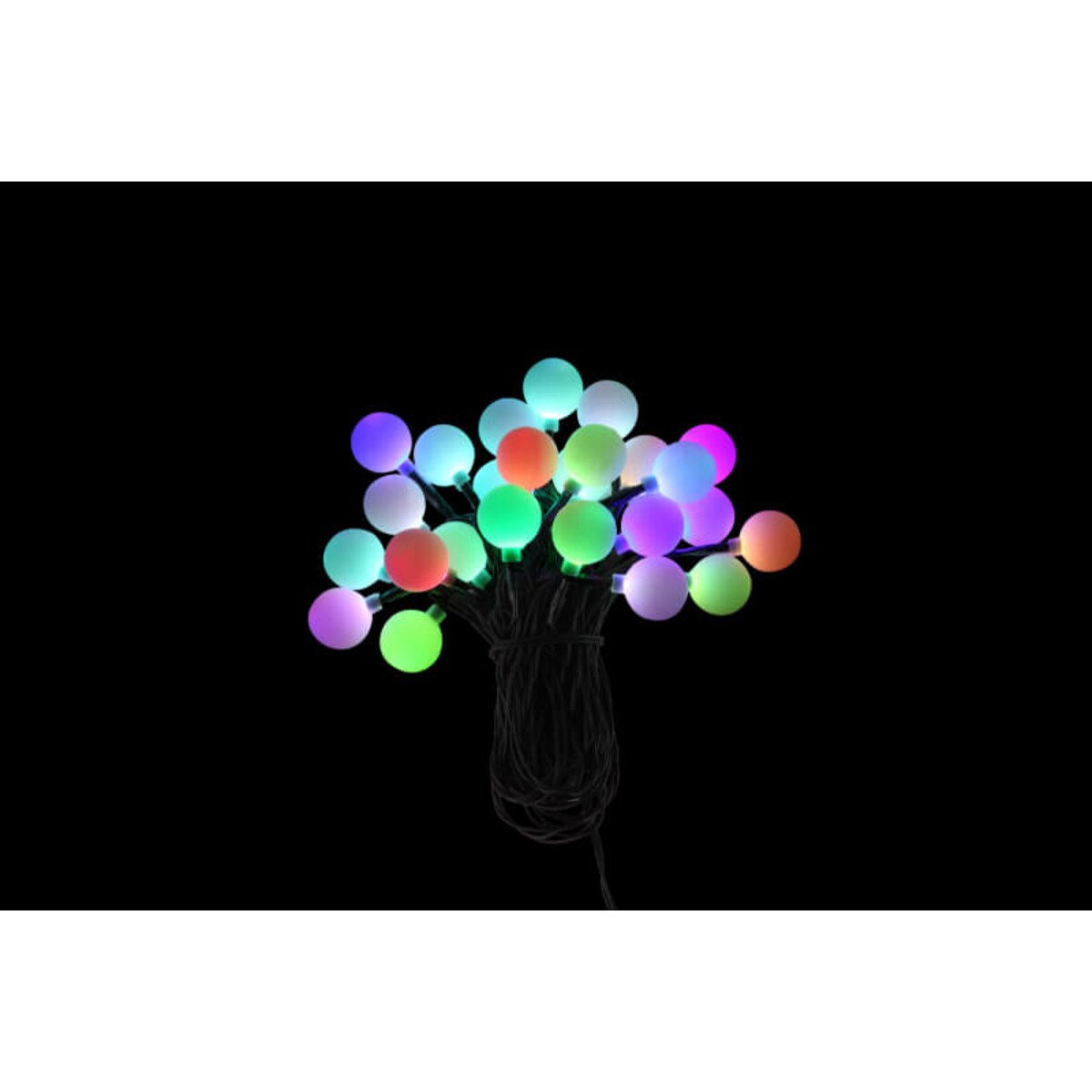 Kolorowa girlanda zewnętrzna 4,8m 25 LED 0,07W multikolor