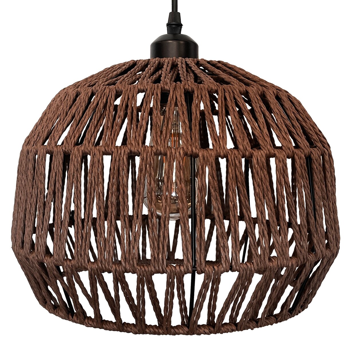 Lampa Wisząca Boho APP1292-1CP Brązowa
