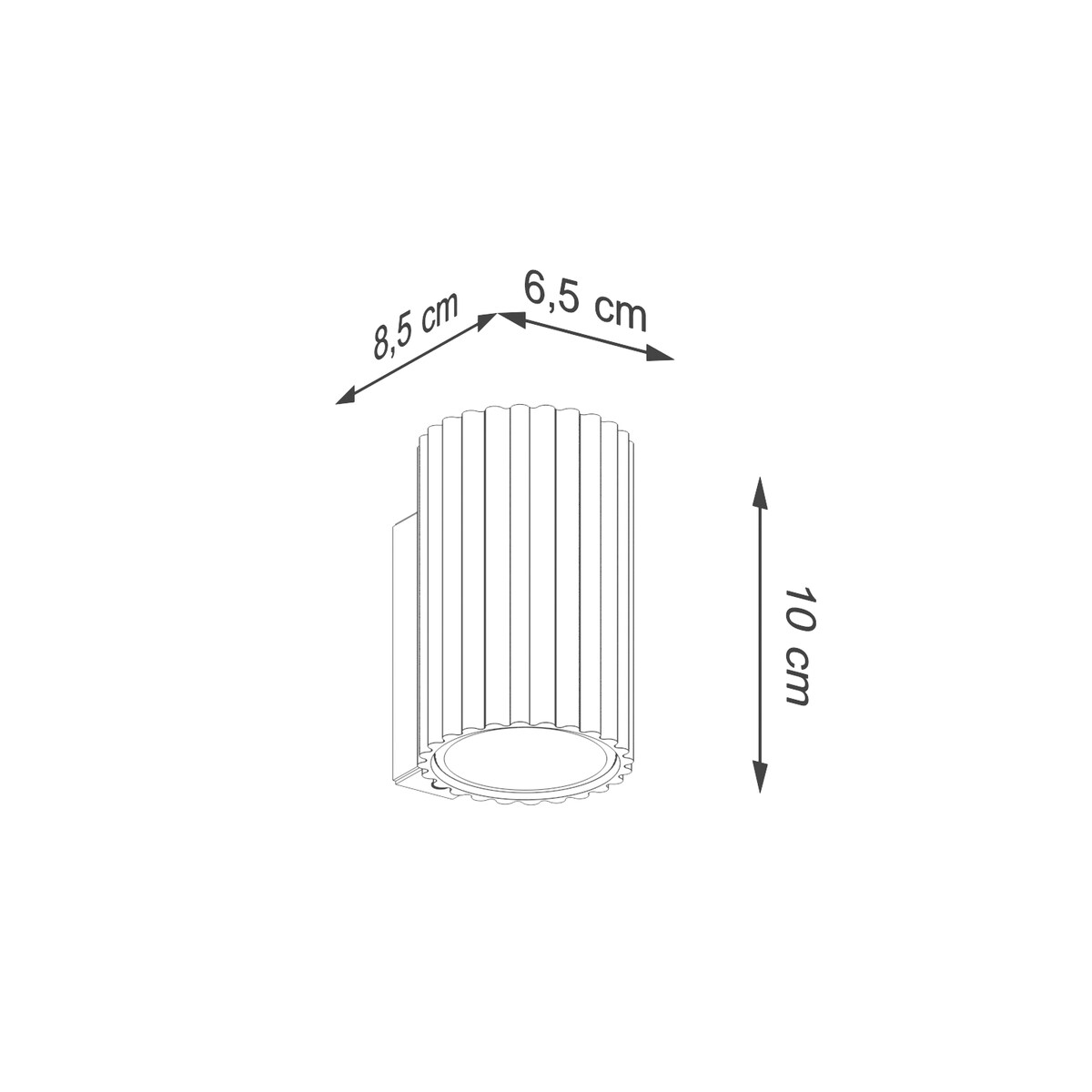 Kinkiet KARBON 10 taupe