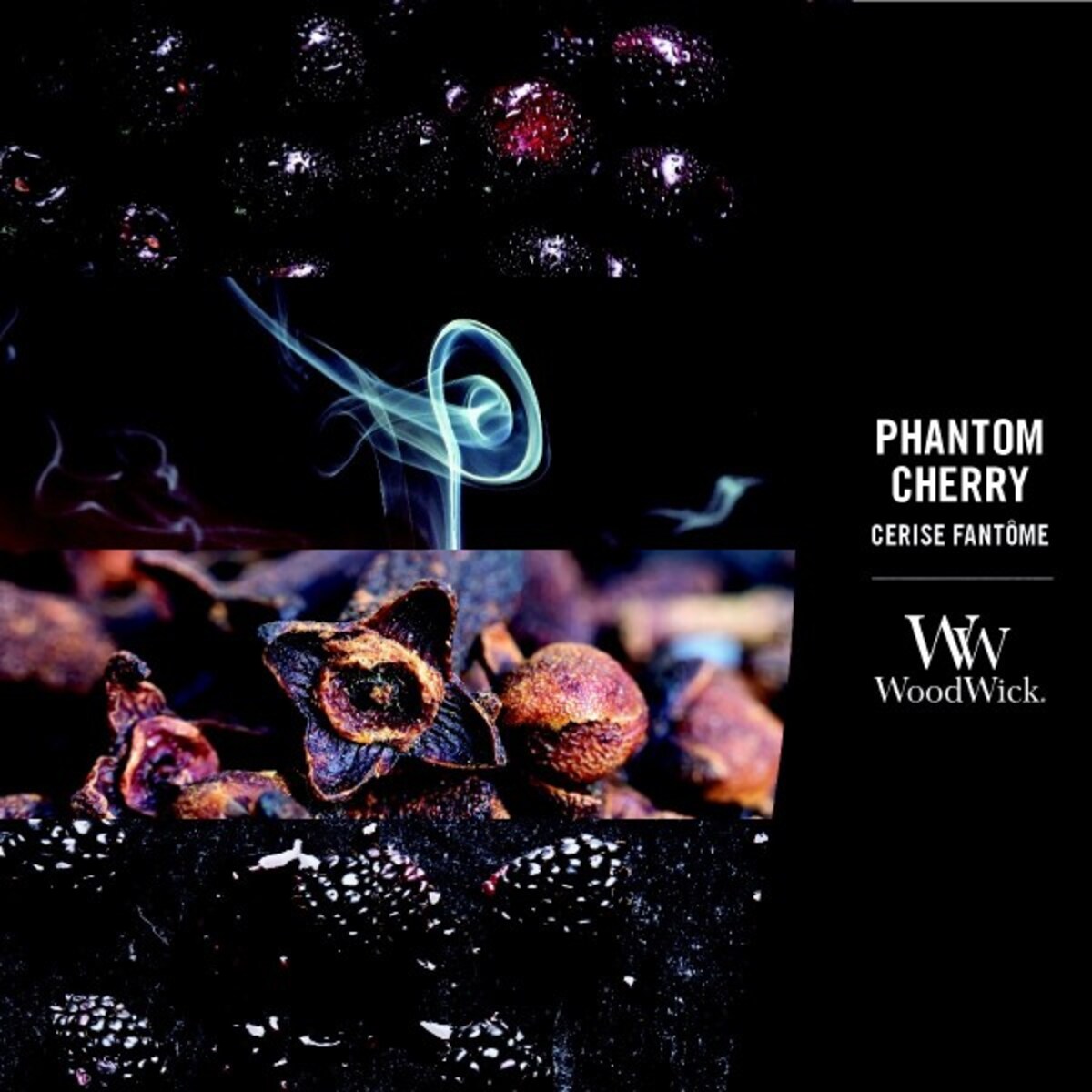 WoodWick świeca Elipsa PHANTOM CHERRY