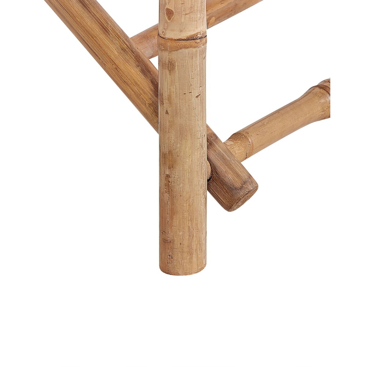 Zestaw 2 krzeseł bambusowy jasne drewno MOLISE