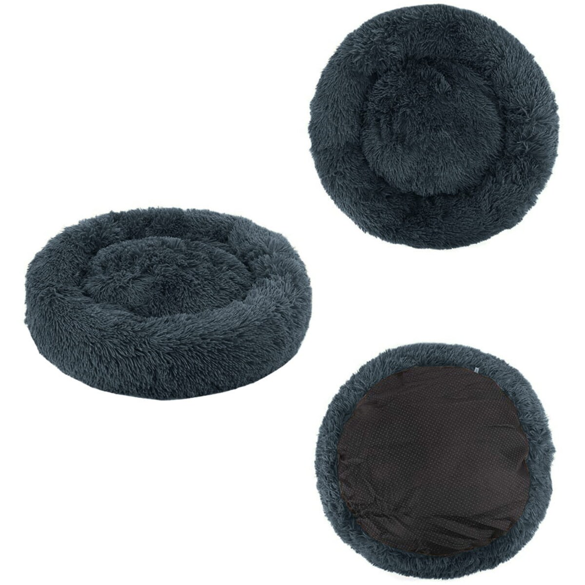 Legowisko Dla Psa Okrągłe Pluszowe M 60 Cm