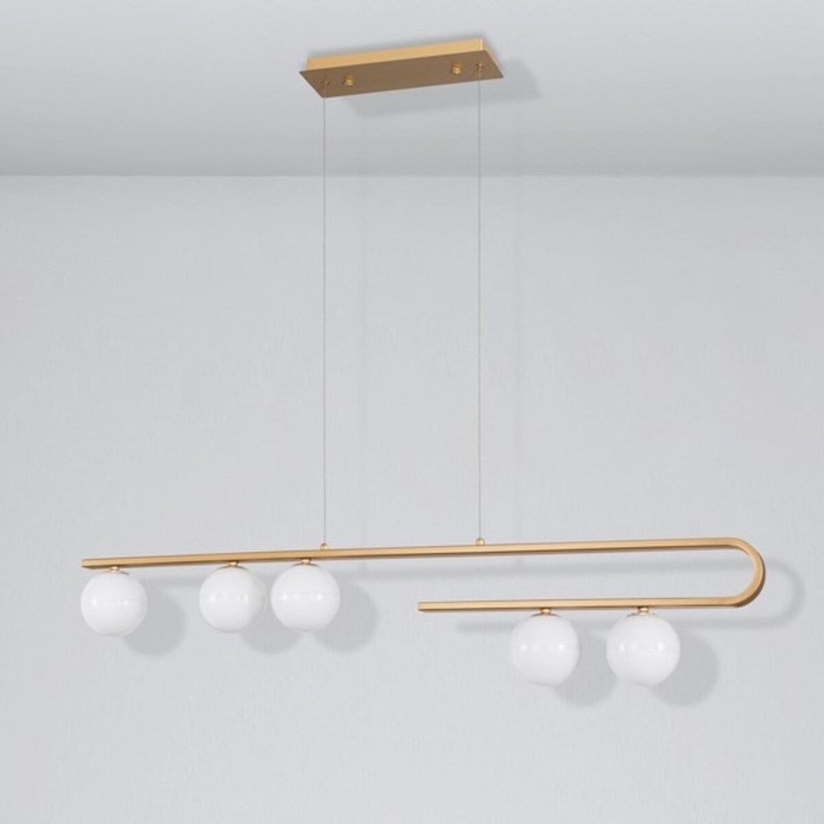 Nowoczesna lampa Perez LE41748 szklane kule balls złota