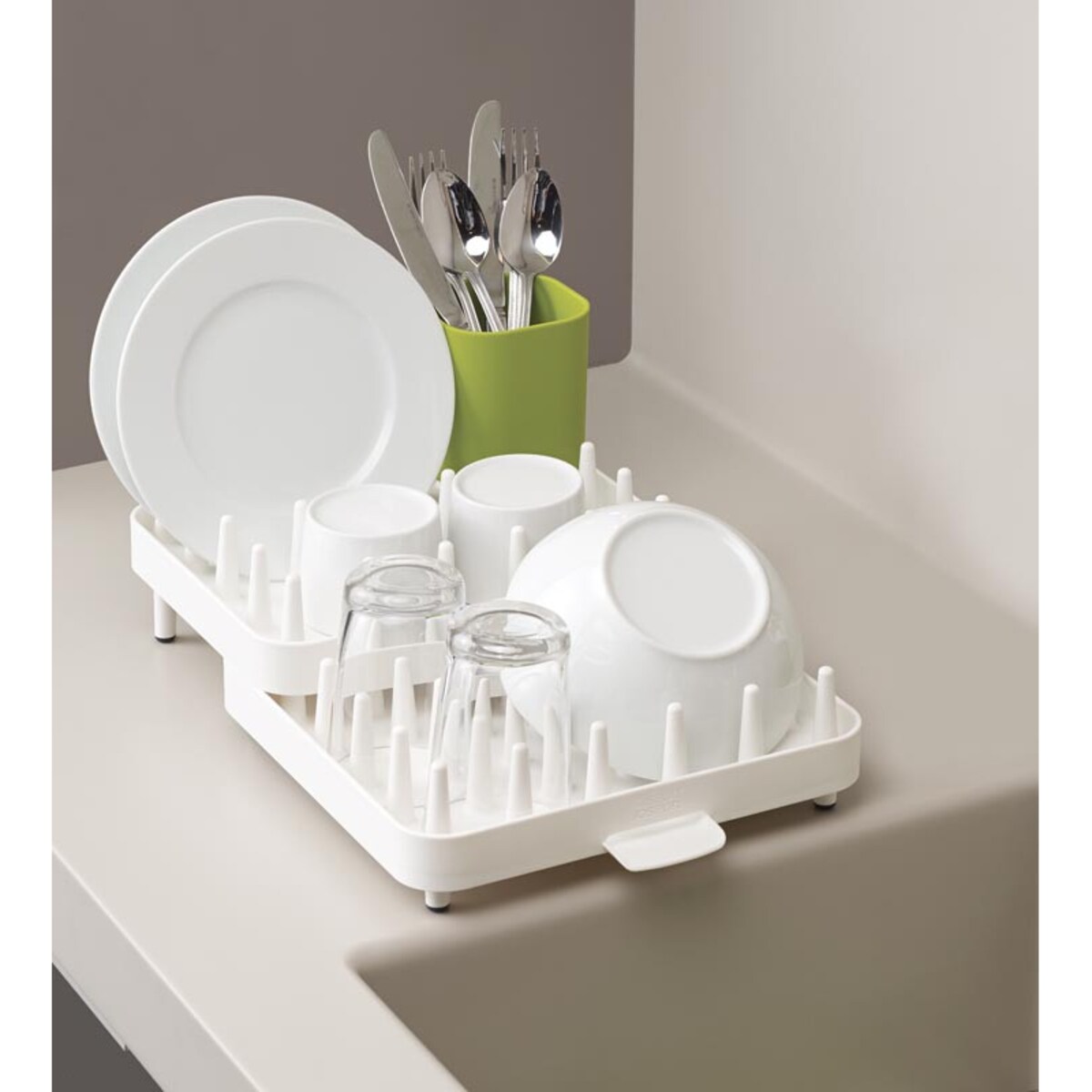 Ociekacz do naczyń biały CONNECT, Joseph Joseph