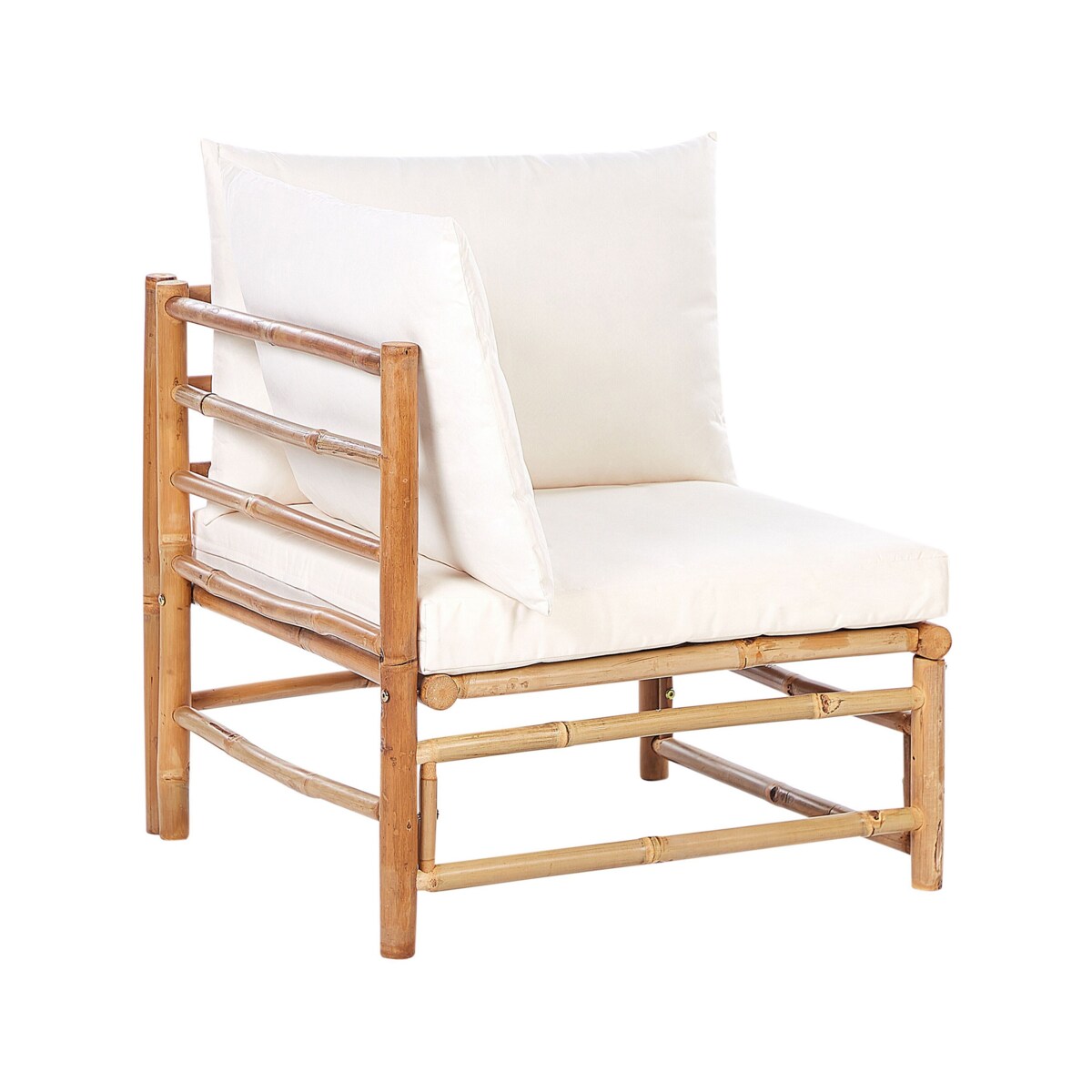 Krzesło ogrodowe Drewno Złamana biel CERRETO