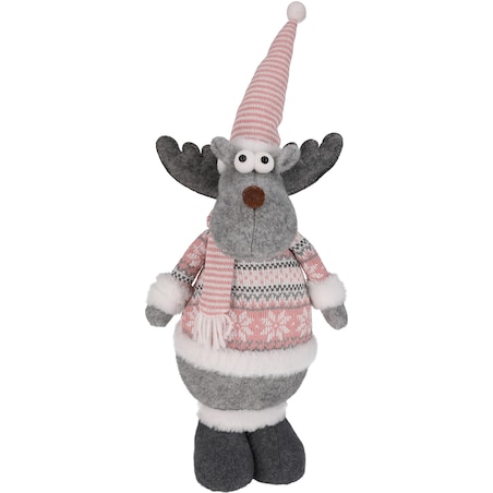 Renifer SKRZAT Mikołaj świąteczny ŁOŚ figurka DEKORACJA prezent JUMIhome