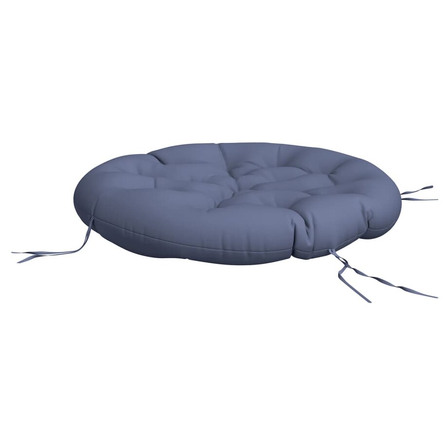 vidaXL Okrągła poduszka, granatowa, Ø 100x11 cm, tkanina Oxford