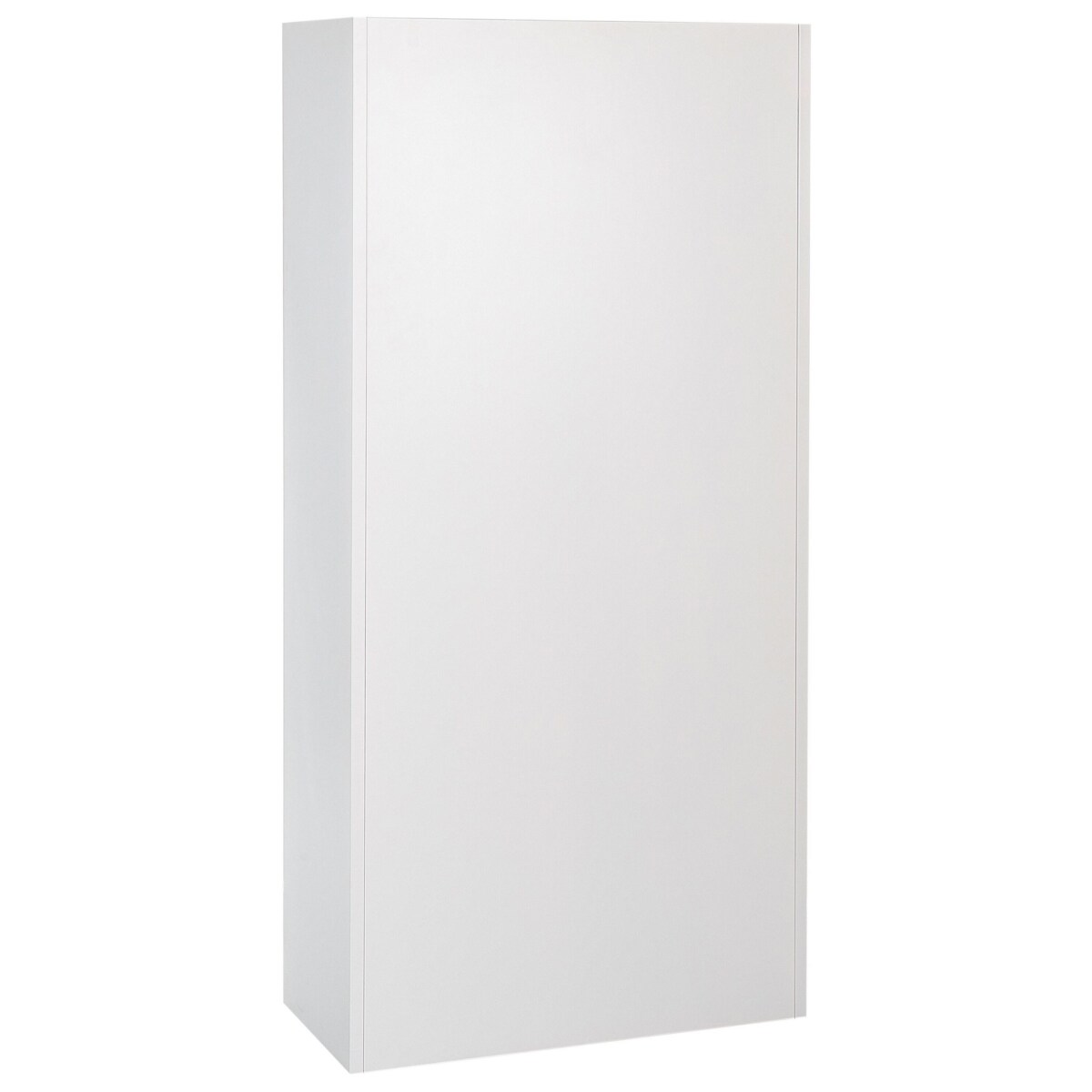 Szafka biurowa dwudrzwiowa z półkami biała MUSCOVITE