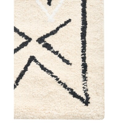 Dywanik łazienkowy UNTLA Jasnobeżowy 60 x 90 cm Bawełna