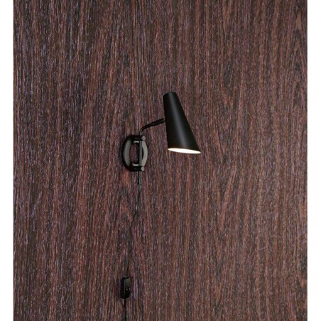 Kinkiet LAMPA ścienna CAL 106782 Markslojd metalowa OPRAWA reflektorek na wysięgniku czarny