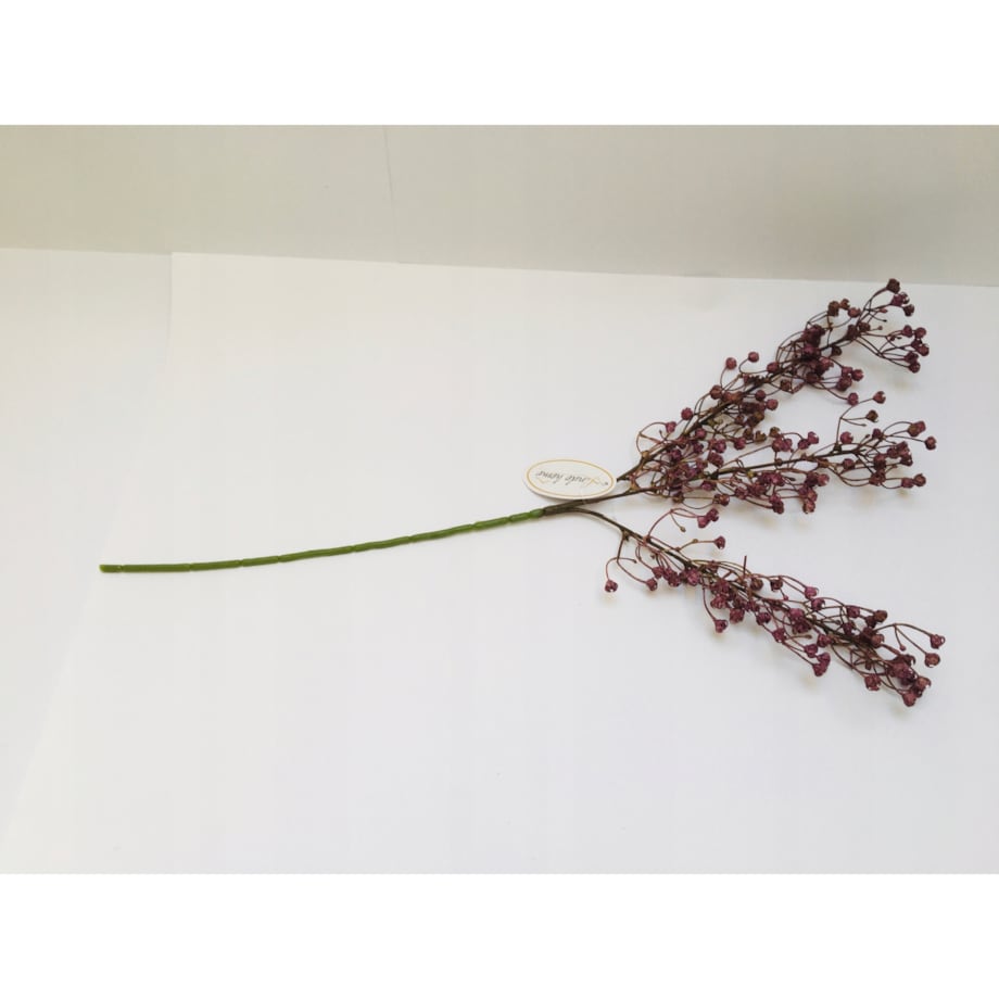 GAŁĄZKA DODATEK do stroika bukietu drobna gipsówka sztuczna FIOLET dekor