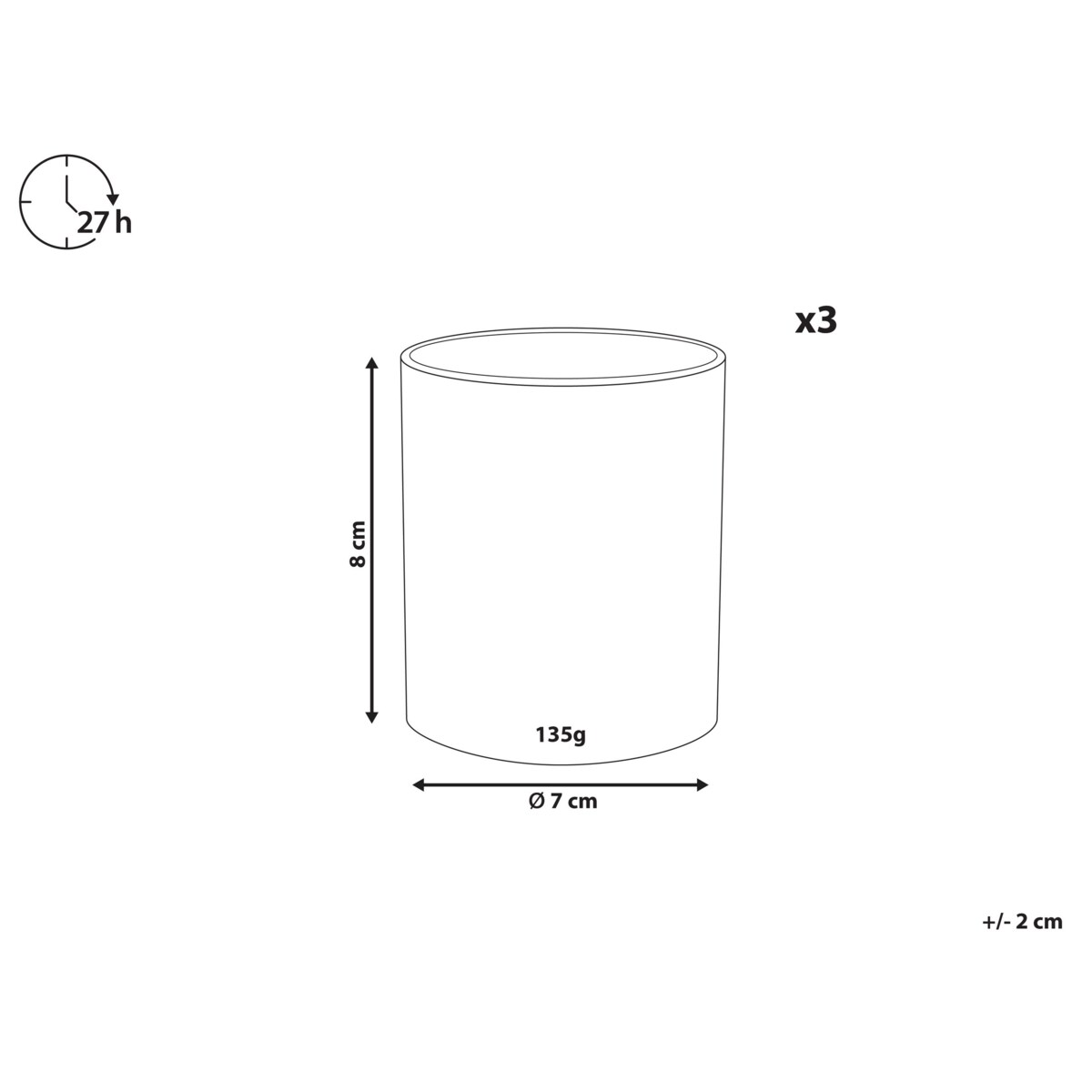 3 świece zapachowe sojowe bergamotka/ morska bryza/ szałwia z solą morską SHEER JOY
