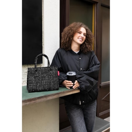 Torba DAILY SHOPPER XS, bouclé black