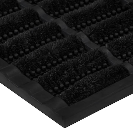 vidaXL Wycieraczka, prostokątna, 40x60 cm, guma i włókno kokosowe