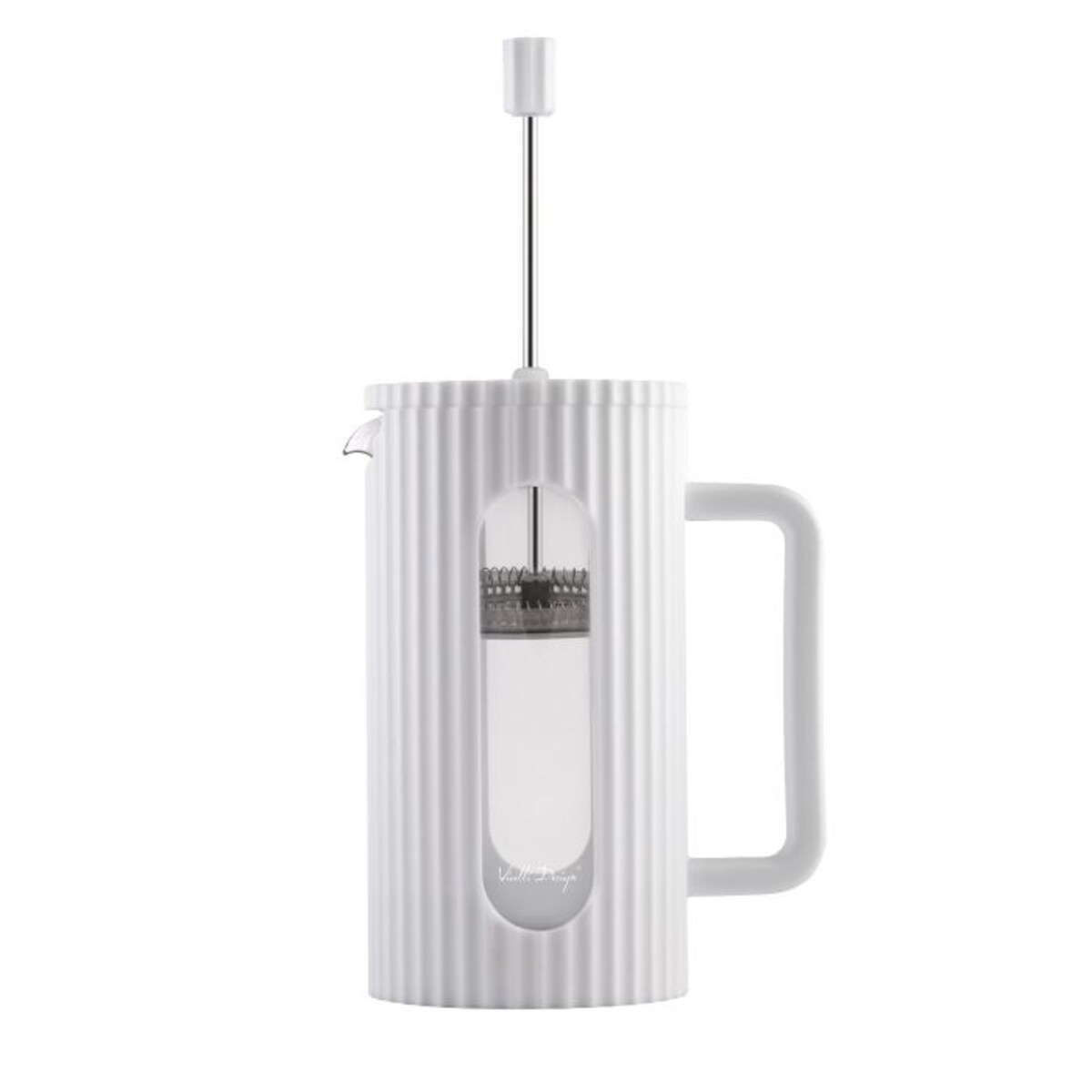 Zaparzacz do kawy i herbaty 1000 ml Livio biały 0718