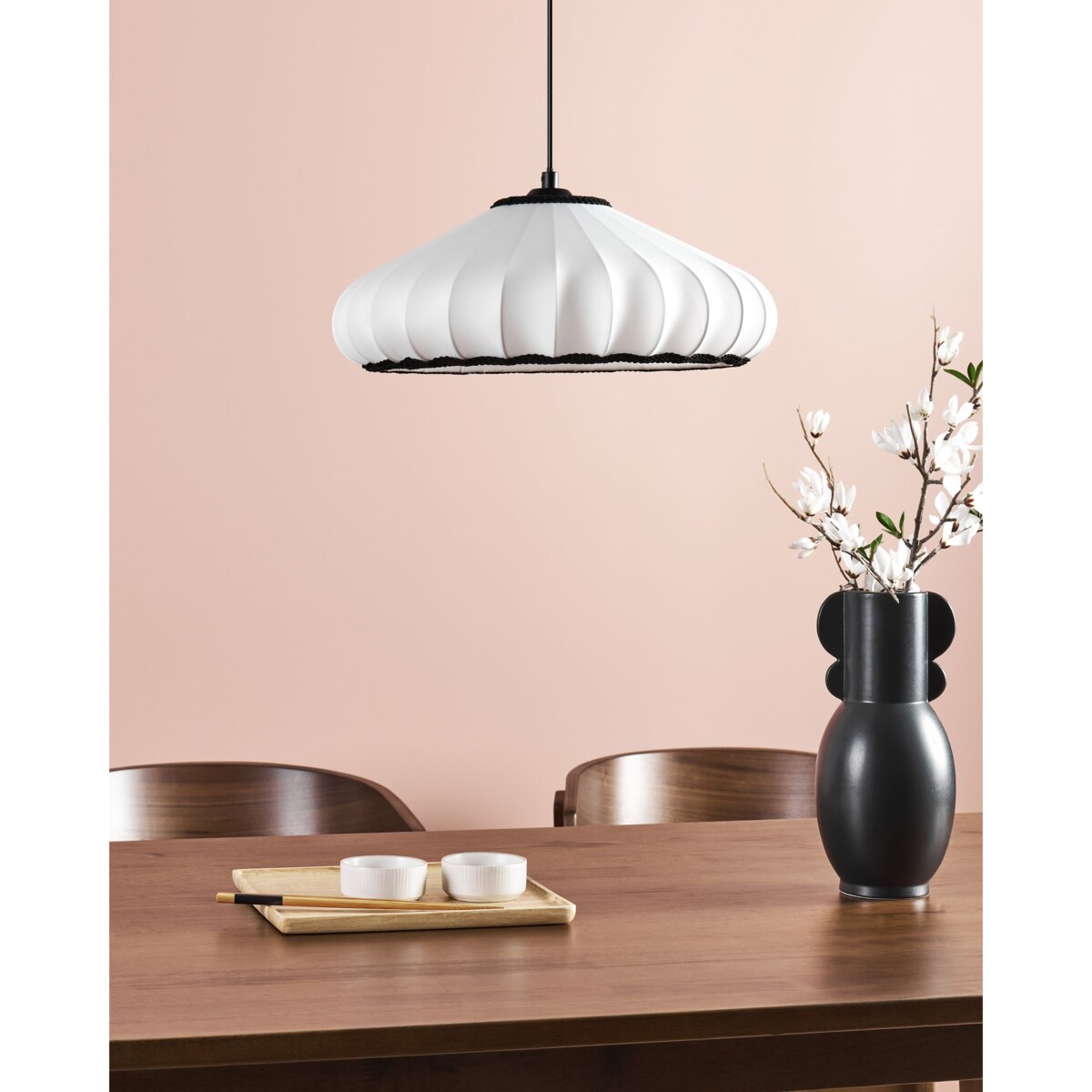 Lampa wisząca ZULIA Materiał syntetyczny Biały