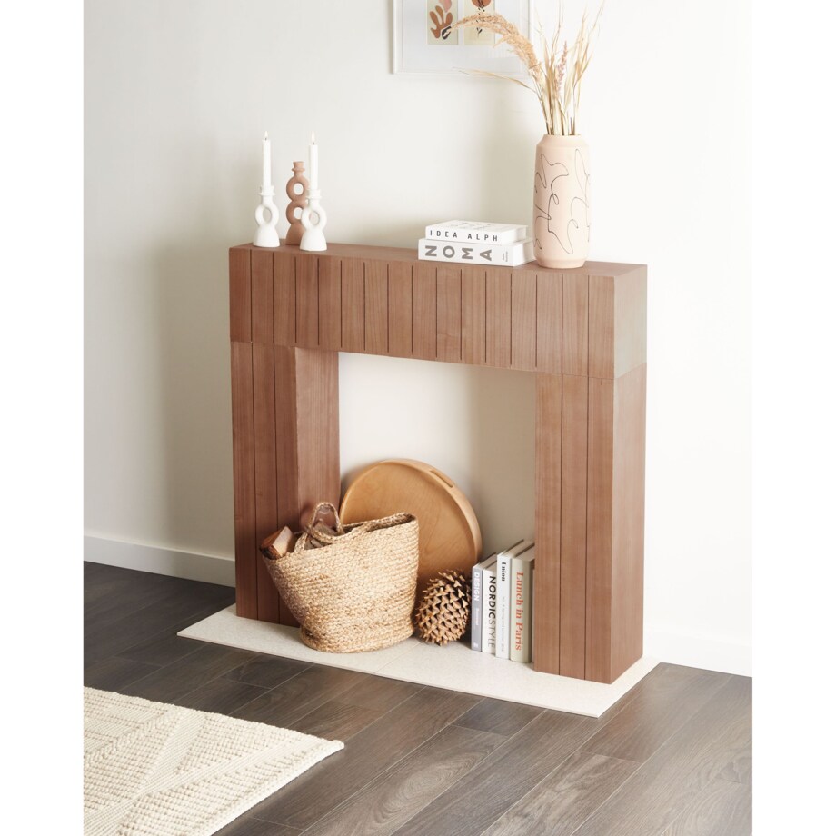 Portal kominkowy BUNBURY Jasnobrązowy