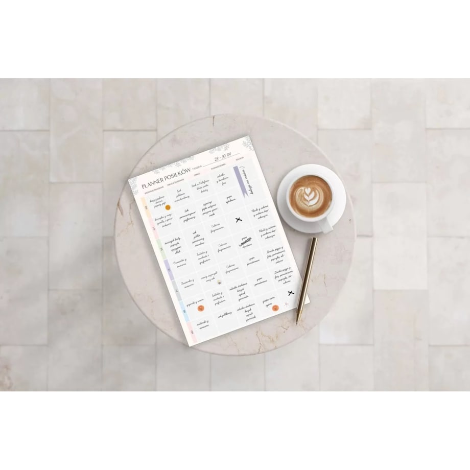 Plan Posiłków na Tydzień A4!