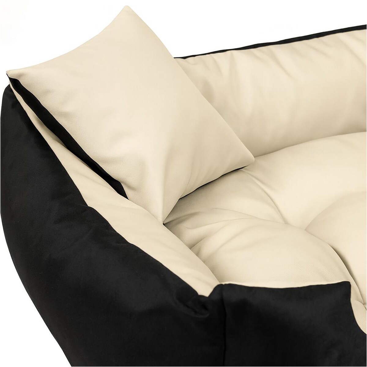 Legowisko Dla Psa Wodoodporne Posłanie Kanapa Sofa 100X75 Cm Beżowe