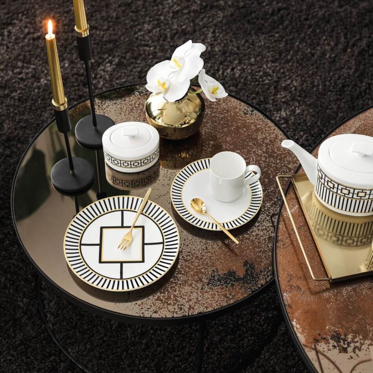 Talerz śniadaniowo-deserowy MetroChic, 22 cm, Villeroy & Boch