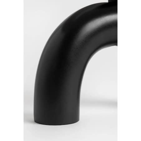 Lampa stołowa ceramiczna, czarna, Finley, 36x26 cm