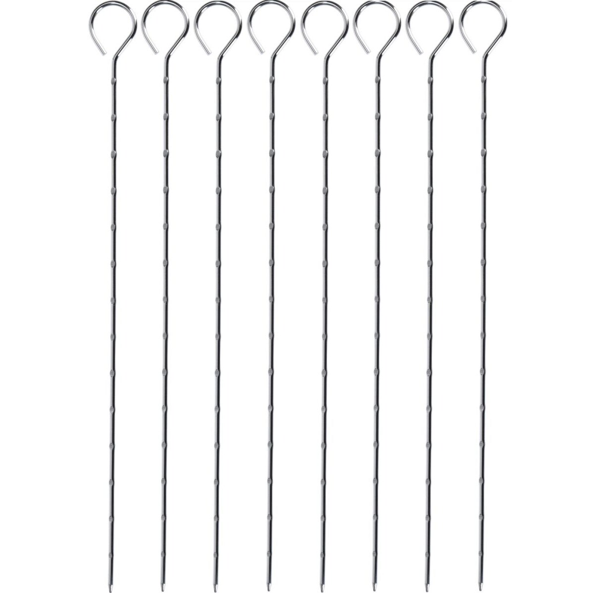 Szpikulec do szaszłyków stal nierdzewna 27 cm 8 szt