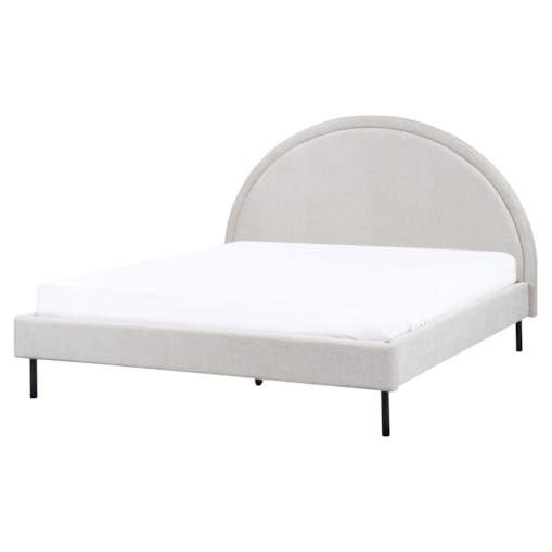 Łóżko MARGUT 160 x 200 cm Jasnoszary