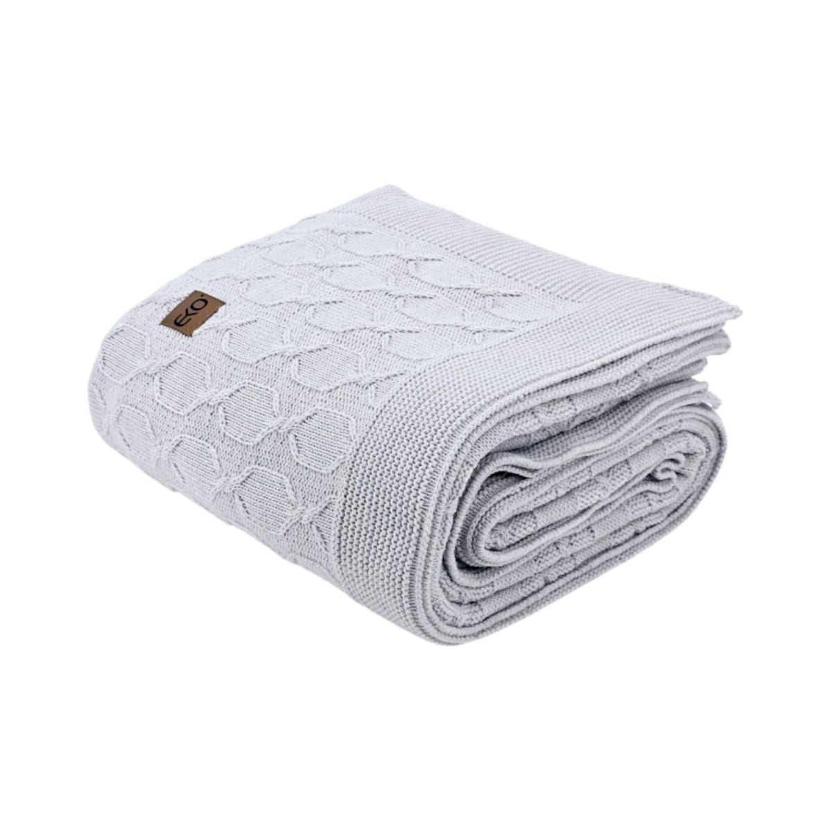 Koc z wełną z Alpaki 150x200 cm - MODENA SZARY