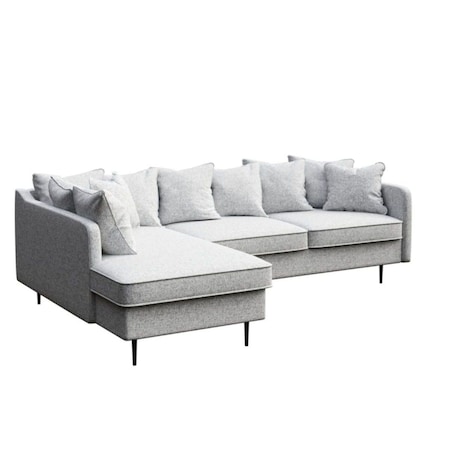 Esme Sofa narożna - jasnoszara