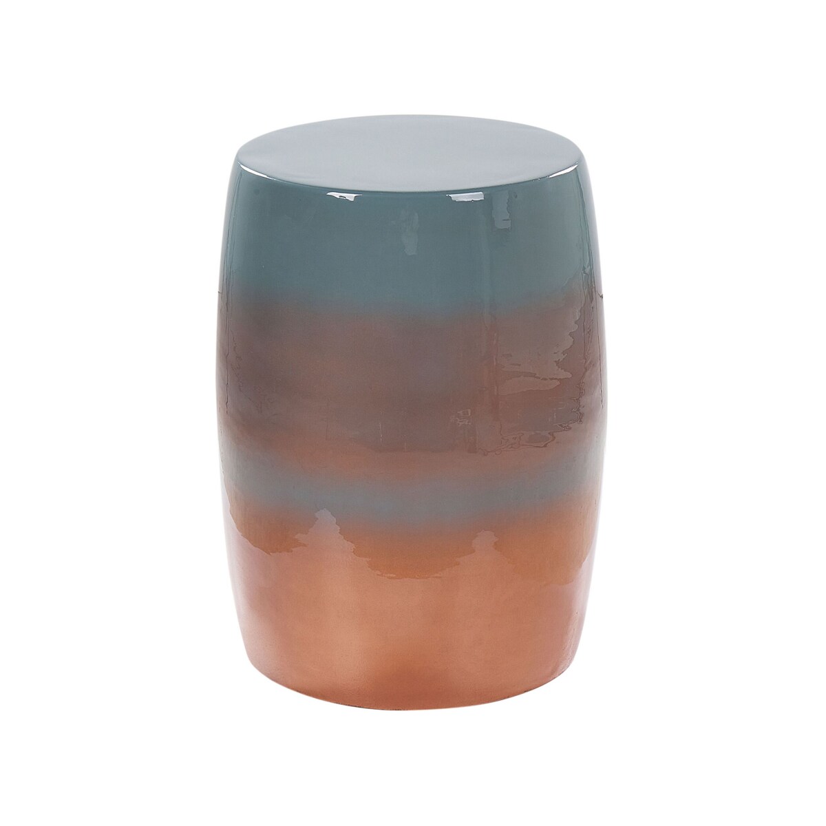 Stolik pomocniczy złoty brąz z niebieskim FRAGUITA