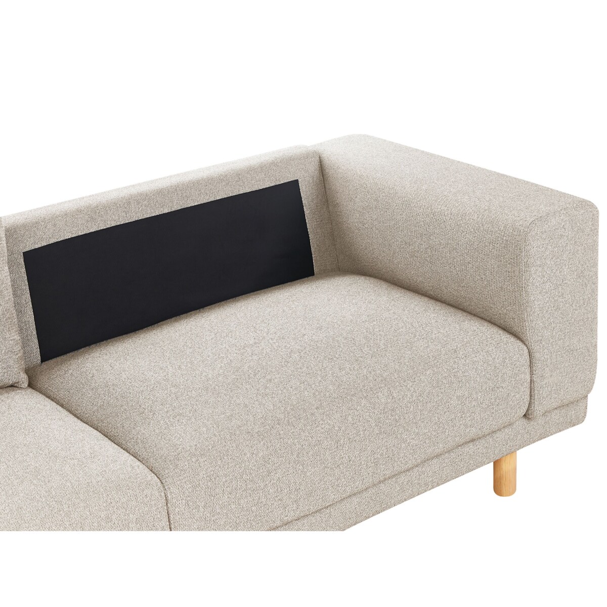 Sofa 3-osobowa jasnobeżowa NIVALA