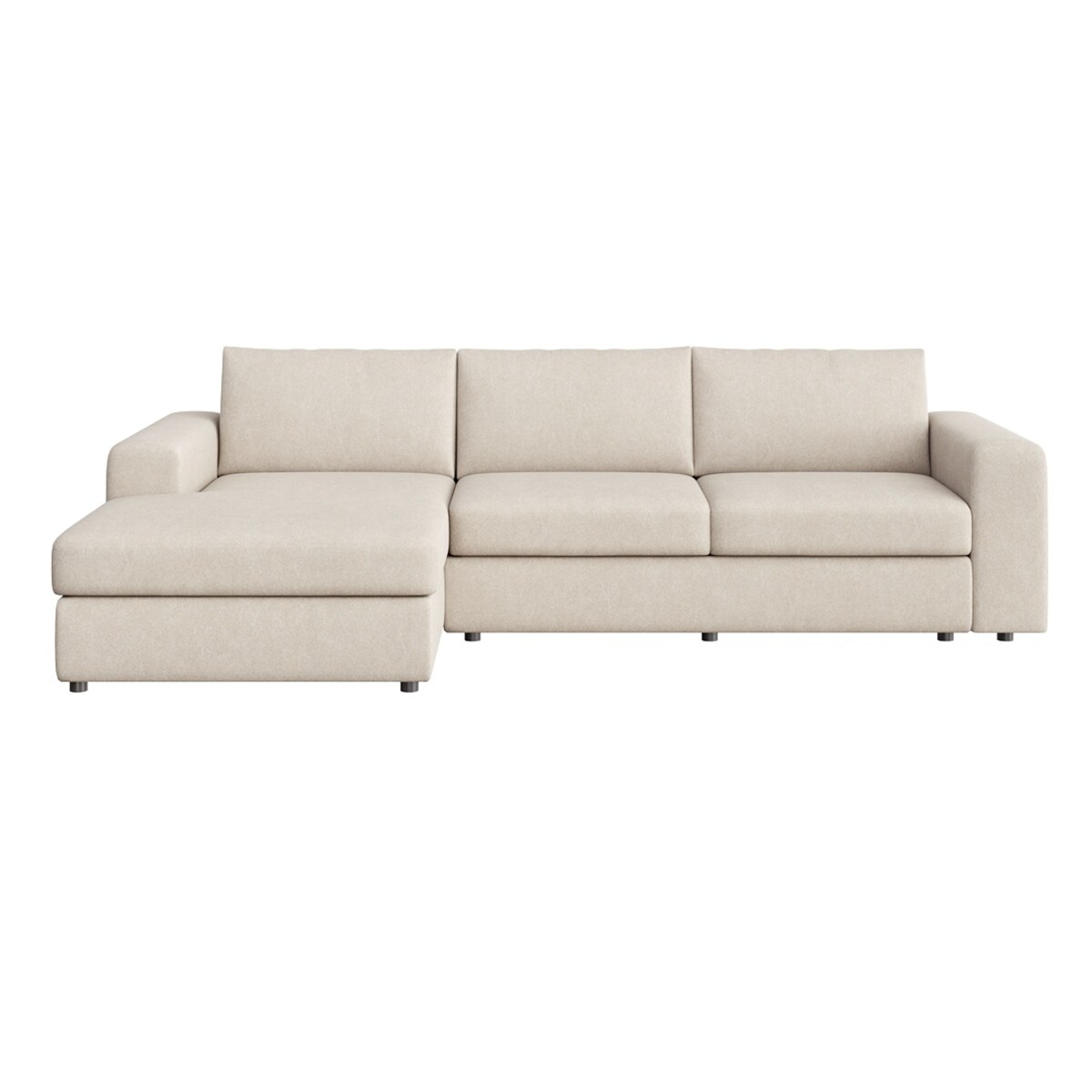 Sofa narożna lewa Baga XL jasno beżowa
