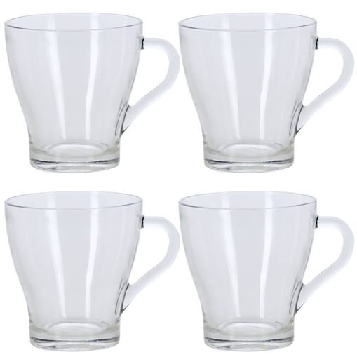 Szklanki do kawy herbaty, 4 sztuki x 300 ml