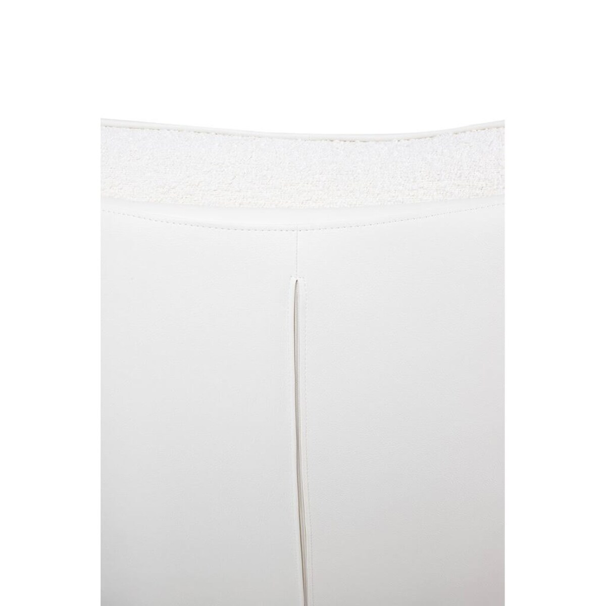 Sypialniany fotel Otilia Teddy do karmienia biały brązowy, King Home