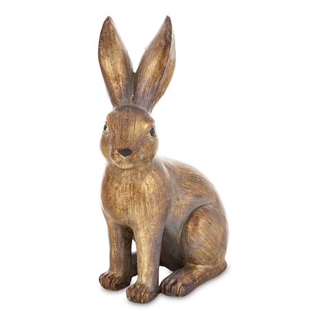 Dekoracja - złoty królik 24x10x15 cm ANNORA-3